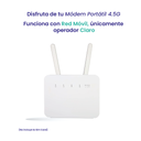 Módem Portátil 4.5G SIM Card Claro